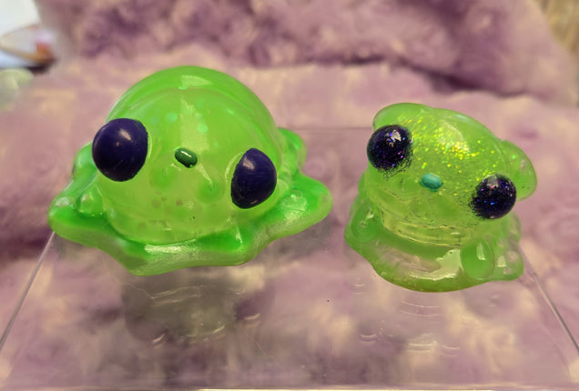 Sprinkle Bat - Slime Pug Set (purple eyes)  (you get both)
