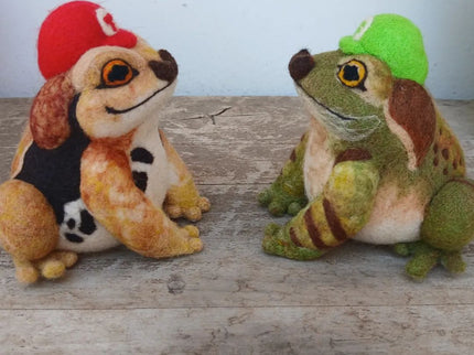 QM Needlefelts - Toadio and Froguigi