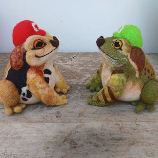 QM Needlefelts - Toadio and Froguigi