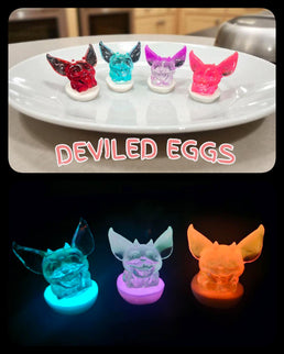 Double Casket Toys - bedeviled eggs (pick your color from the drop down menus)