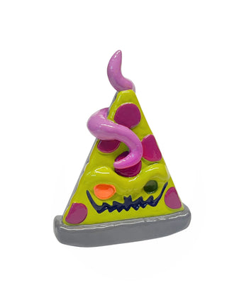 Ghost Fox Toys rest in pizza