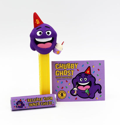 Bruckaroni "Chubby Ghost Candy Dispenser: Grimace Edition"