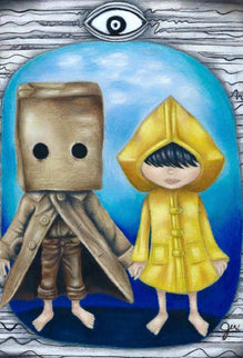 Janelle Jex Art - Mono and Six (Little Nightmares II)