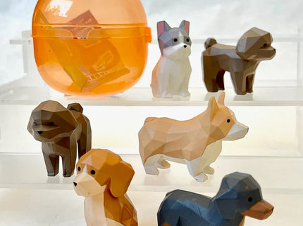 Carved Dogs Figurine