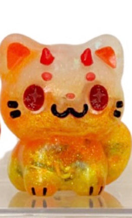 Sprinkle Bat - candy corn chub cat