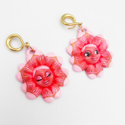 Lally - Kaleido-Flowers (flower ear weights)