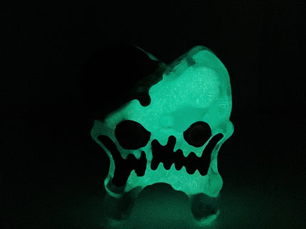 Glow Bones bubble gum head Rotty