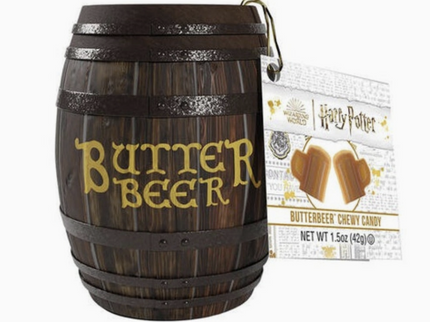 Harry Potter Butterbeer Chewy Candy Barrel Tin 1.5 oz