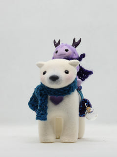 Beanie Bat - Seren and Starshroud Polar Bear