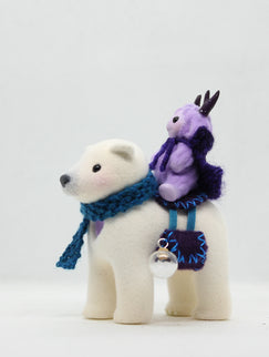 Beanie Bat - Seren and Starshroud Polar Bear
