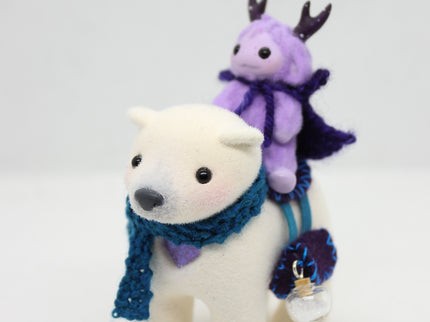 Beanie Bat - Seren and Starshroud Polar Bear