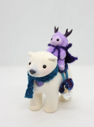 Beanie Bat - Seren and Starshroud Polar Bear