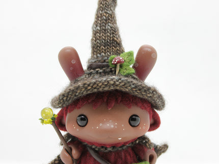 Beanie Bat - Snaggletooth Burgundy Dunny