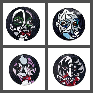 Cubist Kiss set of 4 records - Betajayrilla