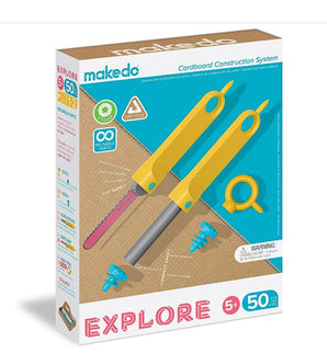 Makedo Explore | Upcycled Cardboard Construction Toolkit