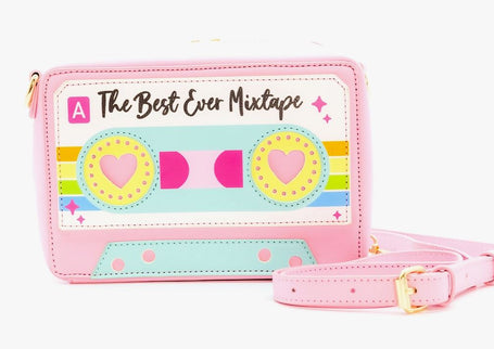 Cassette Tape Handbag - Retro Pink